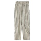 Negro Leagues Baseball Museum Pants Mens Size Large Cream Striped Patches  flaw