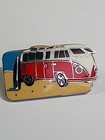 Volkswagen Van Microbus   Surfboard Lapel Hat Jacket Pin Beach Day