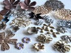 Vintage Mixed Metal Flowers Beads 35