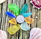 Genuine Surf Tumbled Sea Glass Mixed Colors   S54