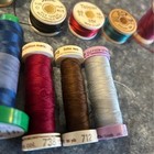 Vintage Silk   Cotton Sewing Thread Spools Variety -  Lot Of 10