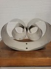 Mid Century Modern Spring Steel Book Holder W Crosses Mcm Desk Art 