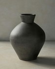 Omala Terracotta Vase Aged Brown - Artisan Made - New