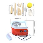 350w Pottery Wheel Table Top Forming Machine W  Removable Foot Pedal Clay Craft