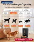 Automatic Dog Feeder For Large Breed - 15l  63 Cups Anti-clog Dog Food Dispenser