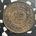 1861 Nova Scotia 1 2 Cent Half Cent Lot t2336 Nice 