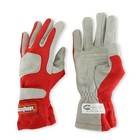 Racequip Racing Gloves 351015  Sfi-1 Large Sfi 3 3 1 Single Layer Red
