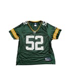 Vtg Green Bay Packers Nfl Reebok Clay Matthews  52 Womens Football Jersey Size L