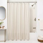 Dual Mount Brushed Nickel Finish Round End Shower Curtain Rod 43  - 72  Lengths