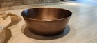 Round Large Copper Bowls  20  Top 14  Bottom Width By 8  High  No Drain