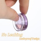14 Pcs 2g Travel Cosmetic Jars Clear Sample Containers With Spatula
