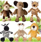 12 Pieces Safari Stuffed Animals 11 8 Inch Jungle Animal Toys Set Boys Girls Plu