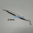 Periodonttal Dental Lucas Surgical Bone Curettes Serrated Spoon Instruments S s