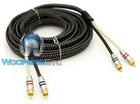 Sundown Audio 25ft Saz 2channel Solid 100  Ofc Copper Twisted Rca Amplifier Wire
