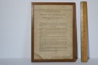 Rare 1838 Scituate Ma Temperance Total Abstinence Union Constitution Broadside