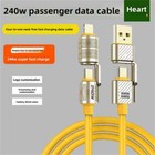 90w Fast Car Charger 3-port Adapter cable For Iphone 16 15 14 13 12 11 X Pro Max
