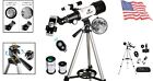 Portable 70mm Astronomical Telescope With Smartphone Adapter   Adjustable Tripod
