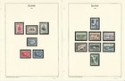 Iceland Stamp Collection On 18 Universal Hingless Album Pages  1954-65  Jfz