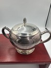 Vintage Oneida Briarcliff Silverplate Creamer Sugar Bowl Set Lid Mid Century