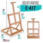U s  Art Supply Venice Heavy Duty Tabletop Wooden H-frame Studio Easel - Artists