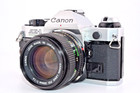 Canon Ae-1 Program 35mm Film Camera W  Fd 50mm F1 4 Lens - Tested   Working Jp