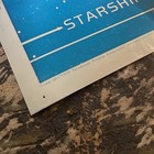 1979 Star Trek Metallic Chrome Movie Poster Foil Uss Enterprise Reflective Mylar