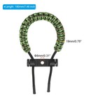 Archery Bow Wrist Sling  Adjustable Braided Wrist Strap  Green Camouflage