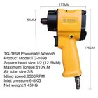 Mini Wind Gun Pneumatic Wrench Storm Removal Auto Repair Repair Pneumatic Tool