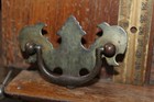Vintage Set Of 4 Antique Brass Finish Drawer Pulls