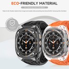 Rugged Clear Case For Galaxy Watch Ultra 47mm Protective Bumper Cover Tpu Band