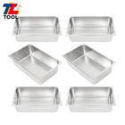 6 Deep Hotel Pans 6  Stainless Steel Catering Set For Steam Table Use