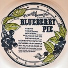 Royal China Blueberry Pie Recipe Plate Country Harvest 