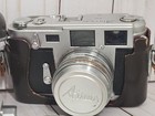 Vintage 1958 Aires 35 Iii C Camera 35 Mm With Leather Case Untested Parts Only