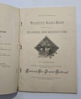 Denver And Rio Grand Railroad Tourist Handbook 1890 Map Colorado New Mexico Utah