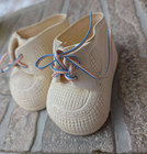 Vintage 1950s Rubber Baby Doll Shoes Laces By  dolshoe  26 27 28  Dolls