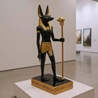 Egyptian Anubis Resin Statue Home Decor Figurine For Living Room   Bedroom