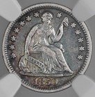 1850-p  H10c Liberty Seated Silver Half Dime  Ngc Vf25   8404748-028