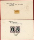 Hong Kong 1953  Qe 10c Coronation  Two Different Cachet Fdc  addressed Locally 
