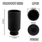 30mm Socket 1 2 Drive 30mm 12 Point Axle Nut Socket For Quick Dismantling Axle S
