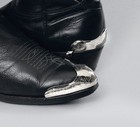New  Western Cowboy Boot Toe Tips Rand   Heel Guards - Silver - Pair   Full Set
