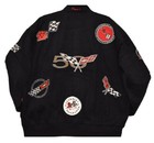 Authentic Corvette Racing Embroidered Cotton Jacket  Jh Design Black 50 Anniv 