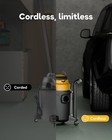 Cordless Shop Wet Dry Vacuums For Dewalt 20v Max Battery  5 2-gallon Portable   