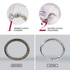 Silver Jewelry Polishing Cloth Cleans And Polishes All Silver Jewelry