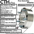 4x 2  6x5 5  To 5x4 5  5x115mm  Conversion Wheel Adapter Spacer 14x1 5 Chevy Car