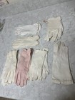 1940s-60s Ladies Gloves  7 Pair  5 Cotton 2 Leather  Size M 6 5-7