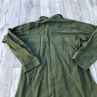 Vintage Us Army Shirt Mens 1973 Vietnam Cotton Sateen Og107 15 5 X 33