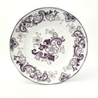 Antique Purple Transferware Plate Set Of 4 Aurora Francis Morley   Co  England