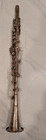 Carl Fischer Silver Plate Clarinet With Mouthpiece   Case Vintage Early 1900s