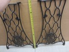 Vtg Antique 1920s  Singer Treadle Sewing Machine Cast Iron Table Legs Sides Ends
