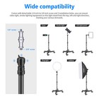 Neewer Heavy-duty Light Stand With Casters    2 4ft 0 72m Max Height